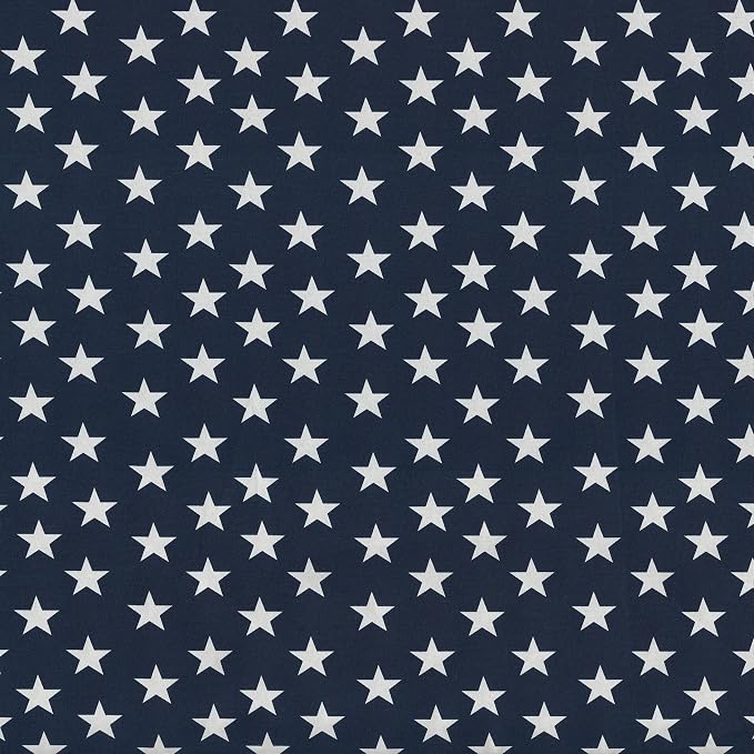 Pillow Perfect Americana Indoor/Outdoor Throw Pillows, 2 Count, Accent - 16.5" x 16.5", Blue/White Macey