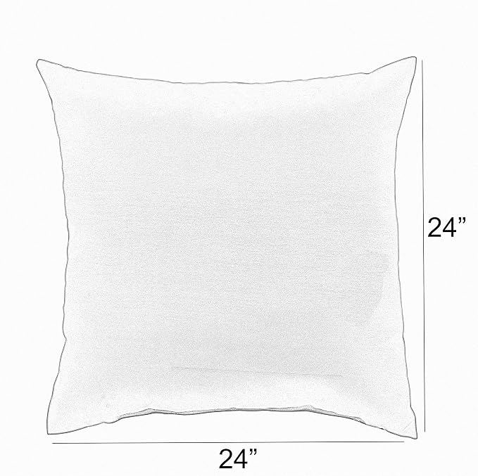 Sorra Home Sunbrella Indoor/Outdoor XL Corded Pillows, 24" x 24", Cast Silver