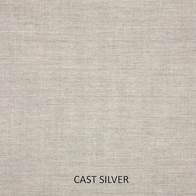 Sorra Home Sunbrella Indoor/Outdoor XL Corded Pillows, 24" x 24", Cast Silver